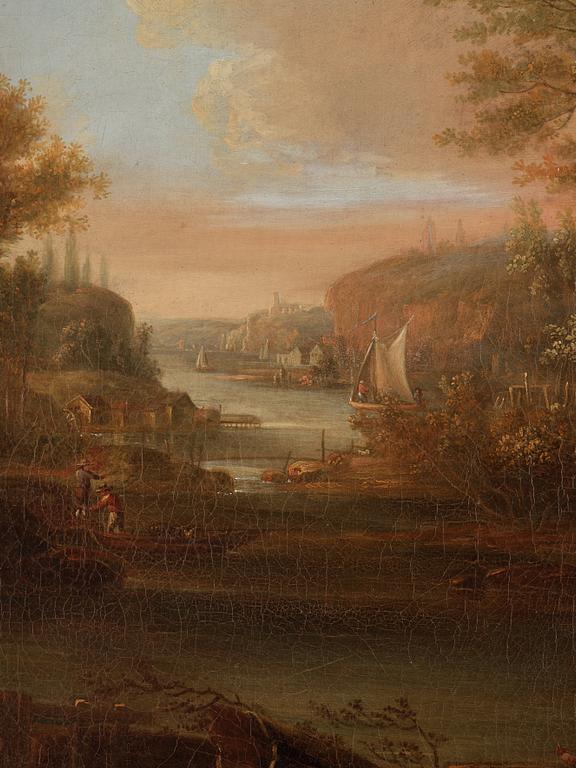 Johan Philip Korn, Landscape with figures.