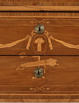 Byrå, tillskriven Nils Petter Stenström (mästare i Stockholm 1781-1790), Gustaviansk.