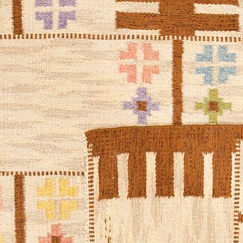 Alice Wallebäck matta rölakan signerad ca 198x140 cm.