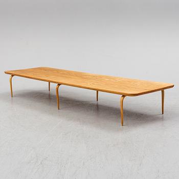 A 'Annika' bench / coffee table by Bruno Mathsson, Firma Karl Mathsson, Värnamo, Sweden 1968.