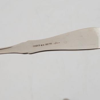 Eric Löfman, bestickservis, 65 delar, silver, "Uppsala", mestadels MGAB, Lidköping, 1976-86.