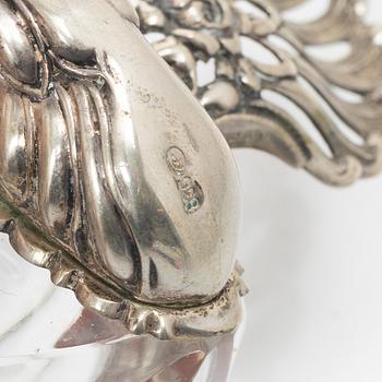 13 pieces of silover for the table, different makers including C.G.Hallberg and GAB, Sweden.