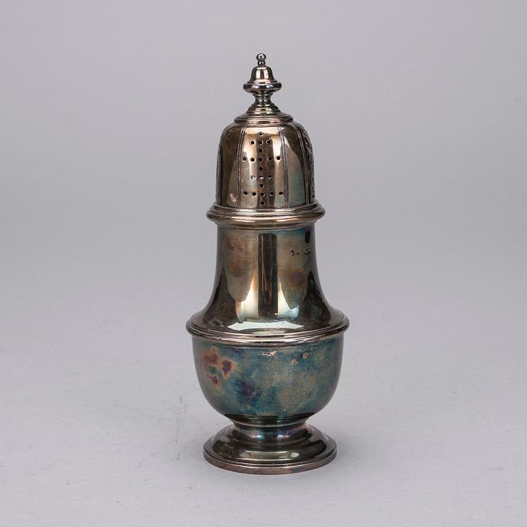 SOCKERRUSKA, sterlingsilver, Maple & co, London, England 1900-tal. Vikt 307,5 g.