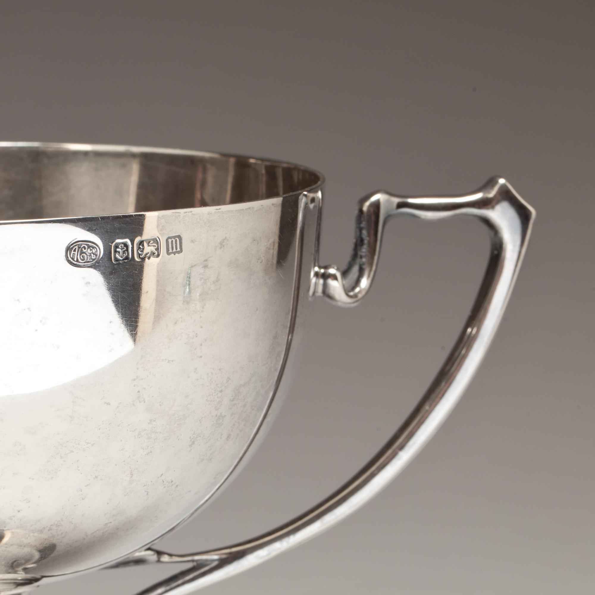 PRISPOKAL, silver. Jugend, Alexander Clark Co. Ltd. Birmingham, England. 730 g.