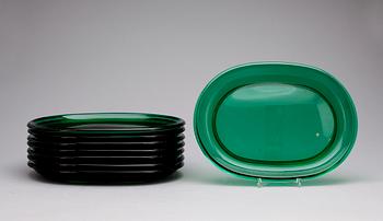 HUMMERTALLTIKAR, 8 st, glas, Reijmyre för Firma Svenskt Tenn.