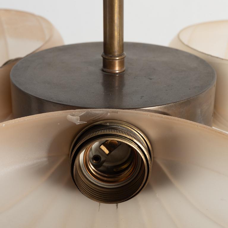 Harald Notini, taklampa, modell "10363", Arvid Böhlmarks Lampfabrik, Stockholm, 1930-tal.