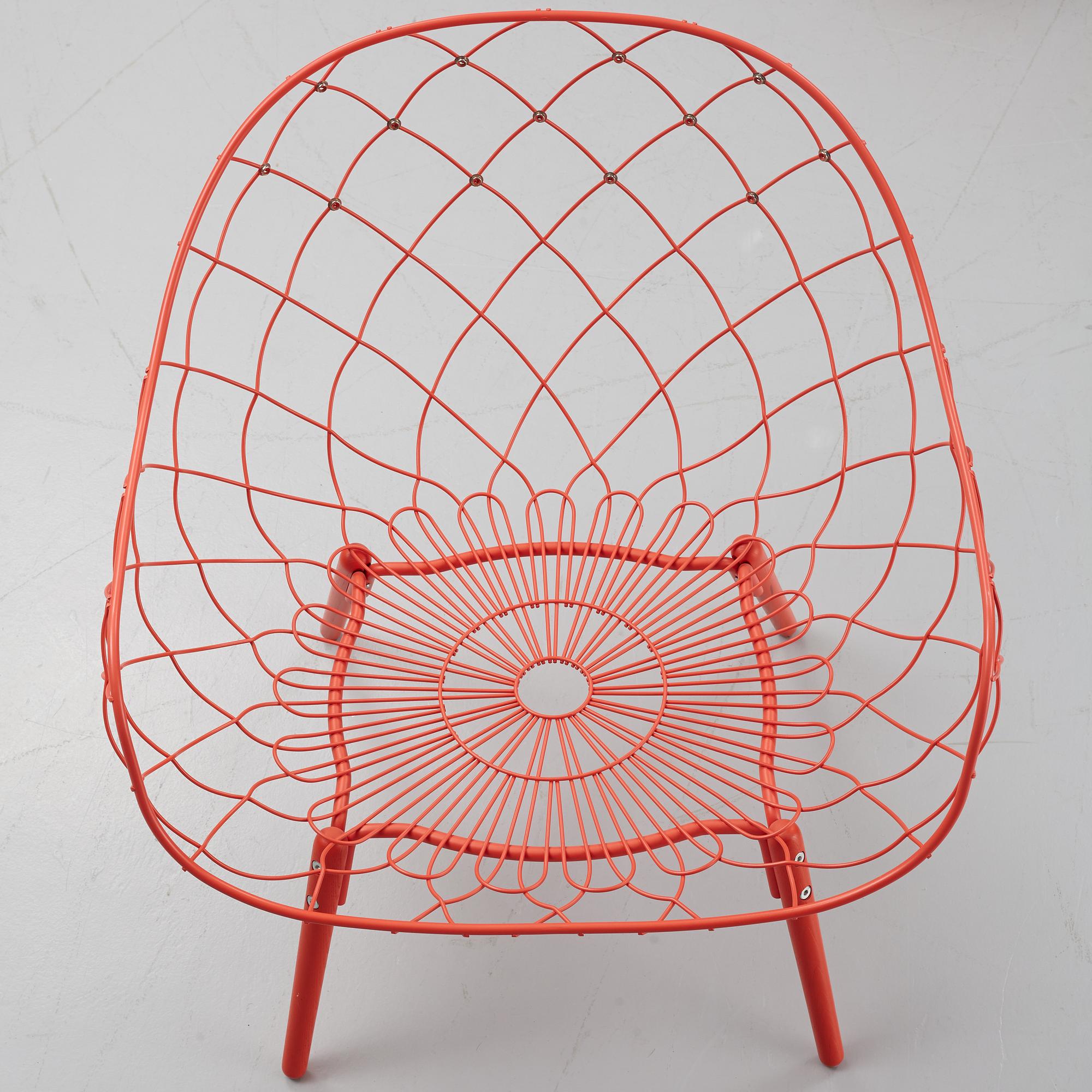 Jaime Hayon, a 'Piña' easy chair and ottoman, Magis, Italy.