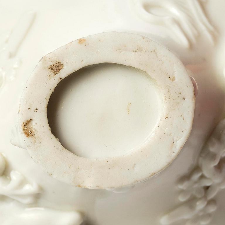 A blanc de chine libation cup, Qing dynasty, 18th century.