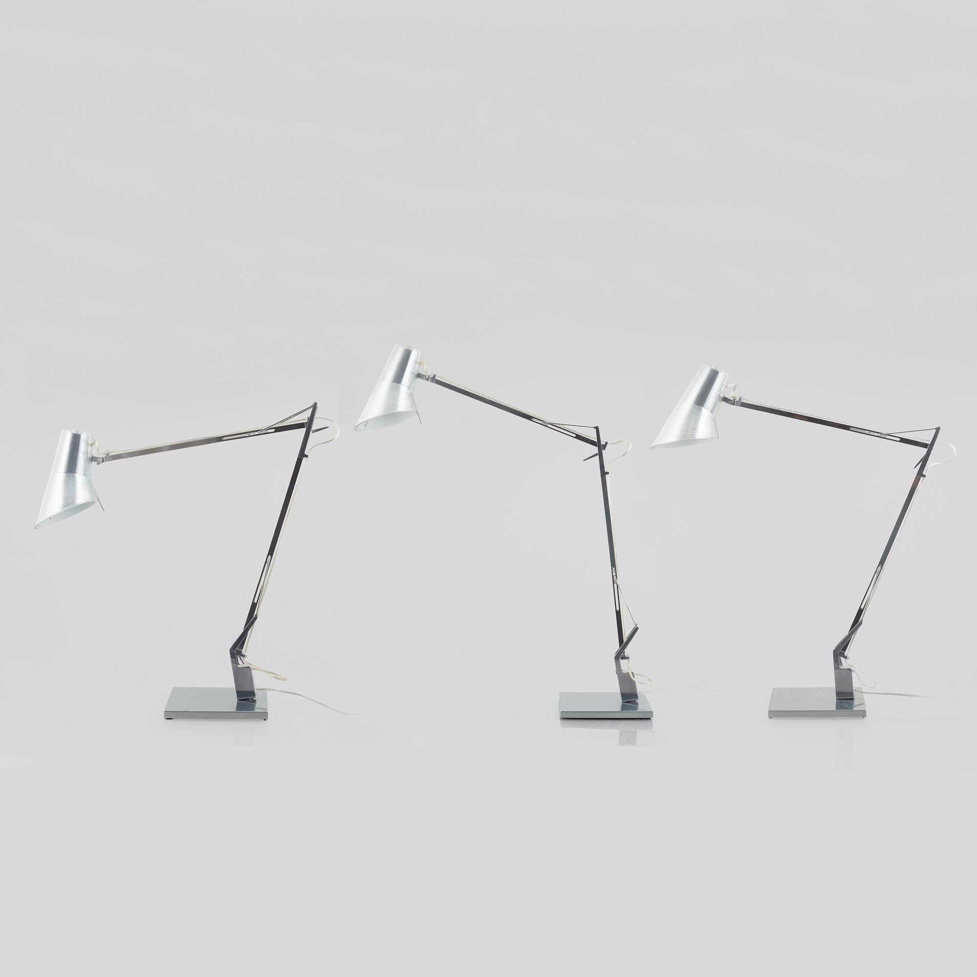 Antonio Citterio  three 'Kelvin' desk lamps, Flos.