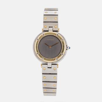 CARTIER, Santos Ronde, wristwatch, 28 mm,
