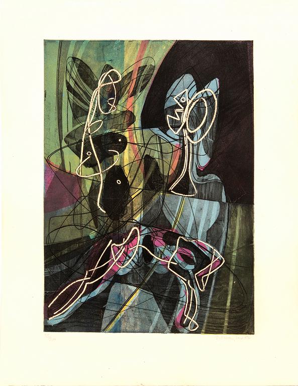 Stanley William Hayter, lithograph signed dated and numbered 56 115/200.