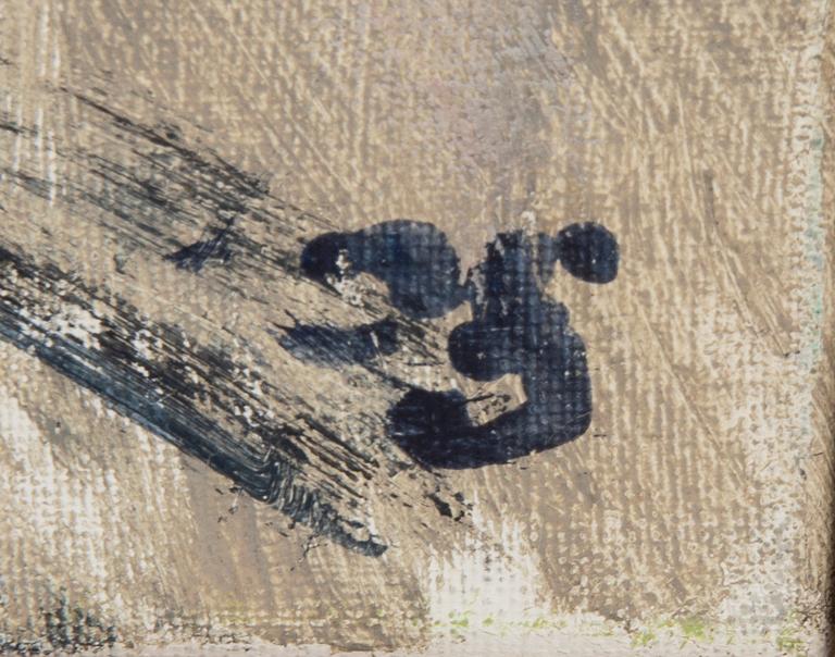 Hugo Zuhr, oil on canvas, signed.