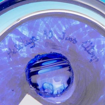 JENS ELTORP, SKÅL. Sign. Heta låga 93 Jens Eltorp.