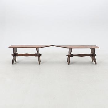 Hörnbänk 1900-talets första hälft.