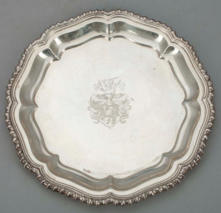 FAT 6 st, silver, Sheffield 1929, England. Tot. vikt ca 1480,6 gr.