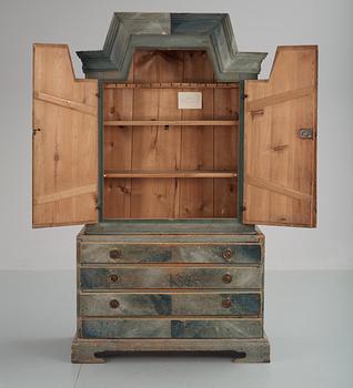 A Swedish cupboard dated 1829.