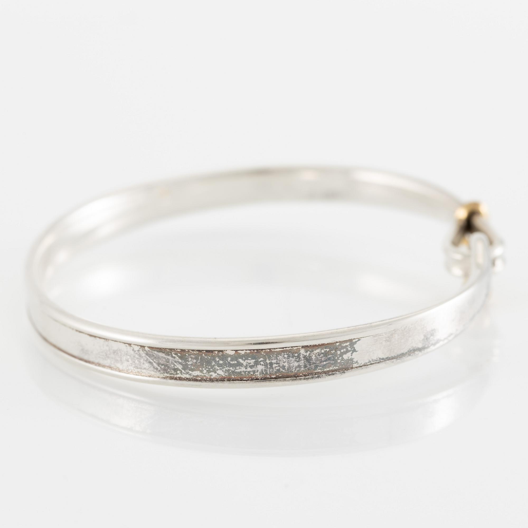 Vivianna Torun Bülow-Hübe, armband sterlingsilver, för Georg Jensen.