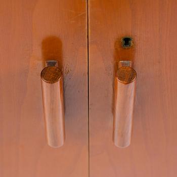 Nordiska Kompaniet, an elm veneered cabinet, Sweden, 1930s-40s.