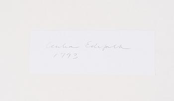 Cecilia Edefalk, "Självporträtt med Pistol", 1993.