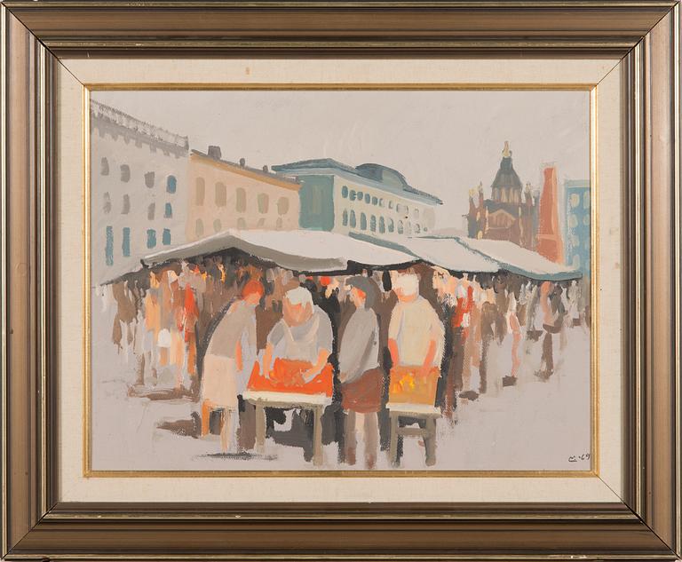 Lasse Marttinen, oil on canvas, signed and dated -69.
