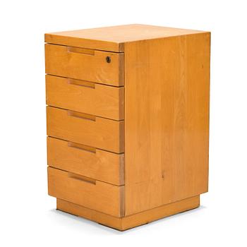 Aino Aalto, A mid-20th-century '297' drawer unit for O.Y. Huonekalu- ja Rakennustyötehdas A.B. Finland.