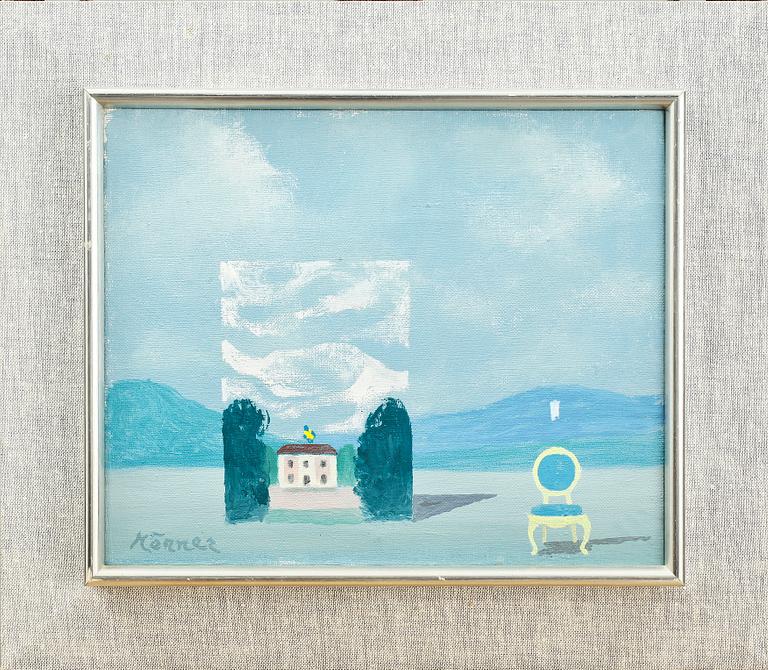 STELLAN MÖRNER, olja på duk, sign.