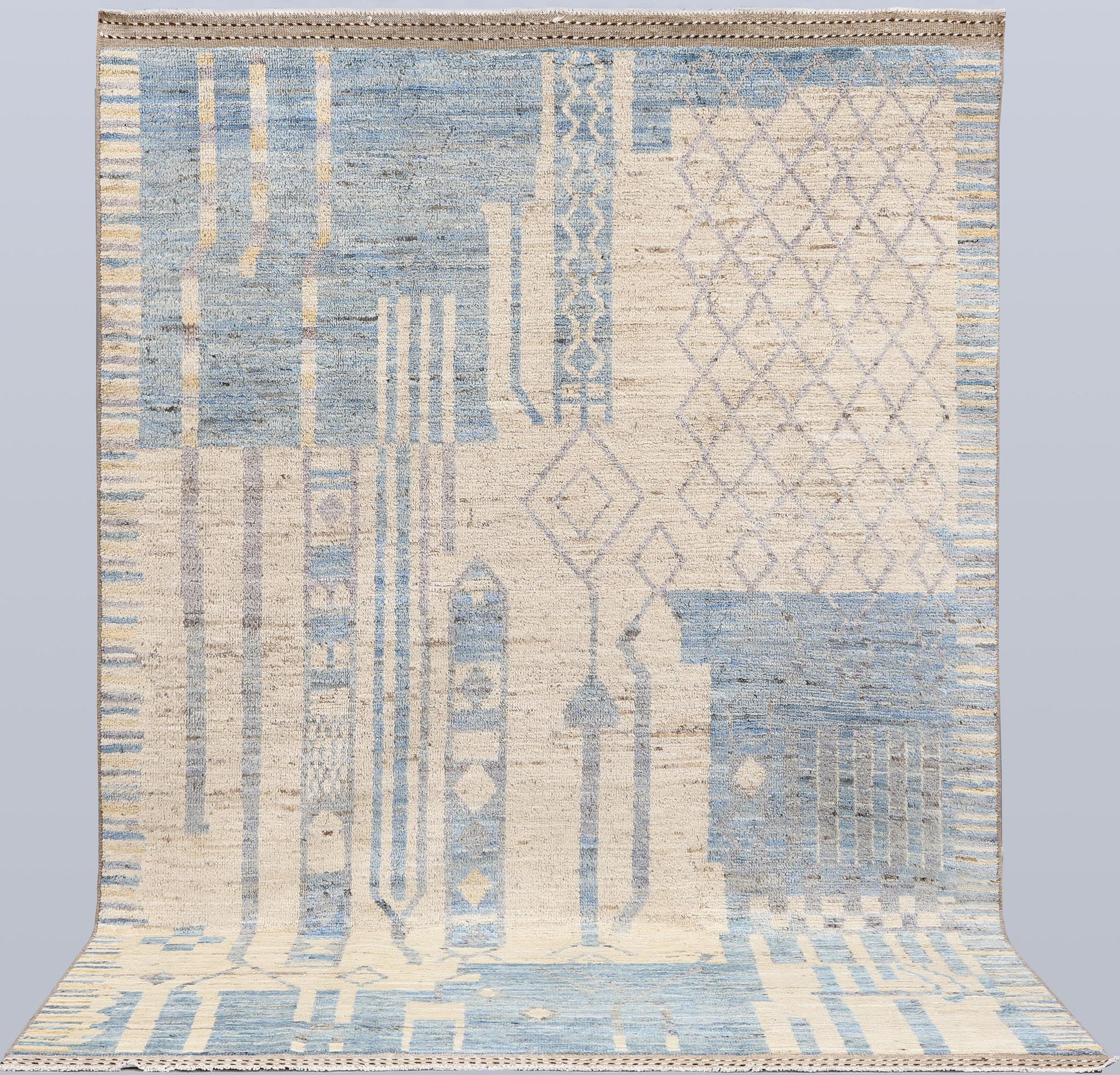 A rug, Morocco design, approx. 295 x 198 cm.