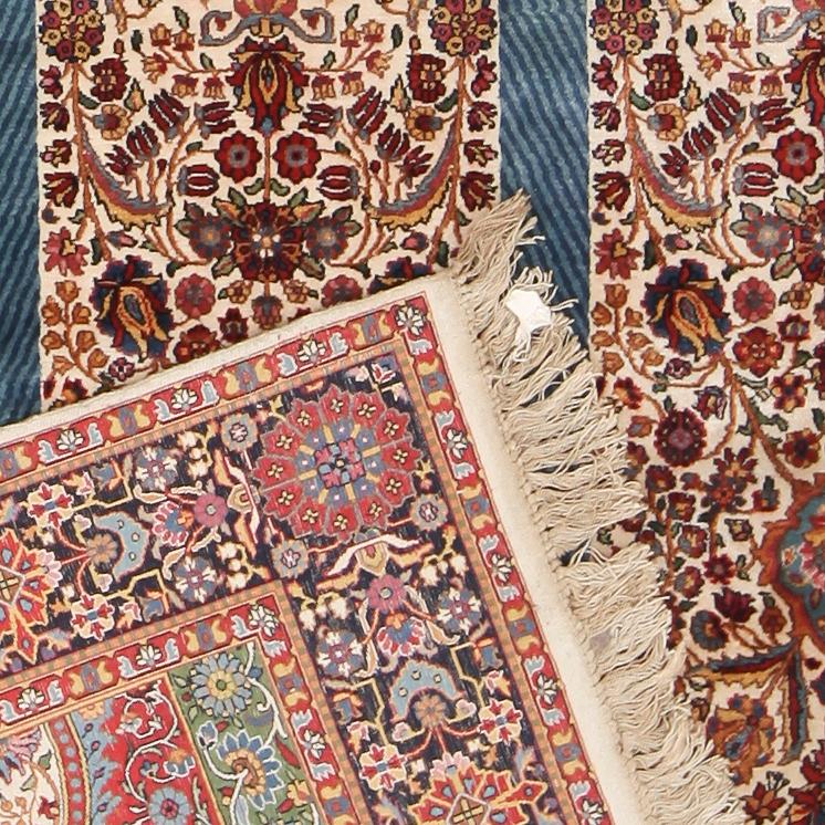MATTA, orientalisk, silke. Ca 183 x 124 cm.