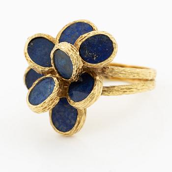 Ring 18K guld med lapis lazuli sannolikt Augustin Julia Plana.