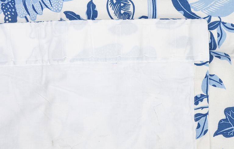 Josef Frank, gardiner, ett par, "La Plata", Firma Svenskt Tenn.