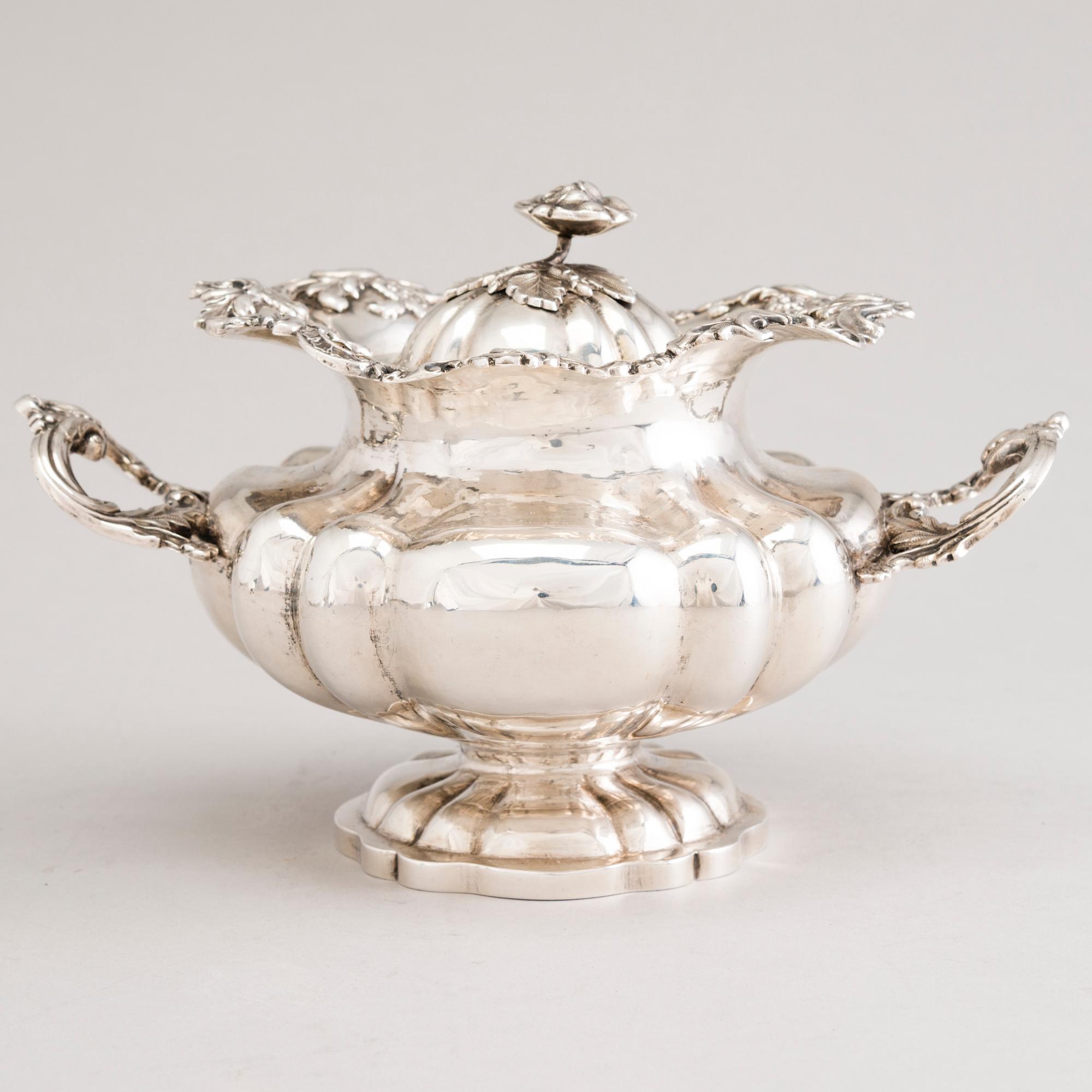 SOKERIKKO, hopeaa, tarakstusmestari Andrey Antonovich Kovalsky, Moskova, 1845.