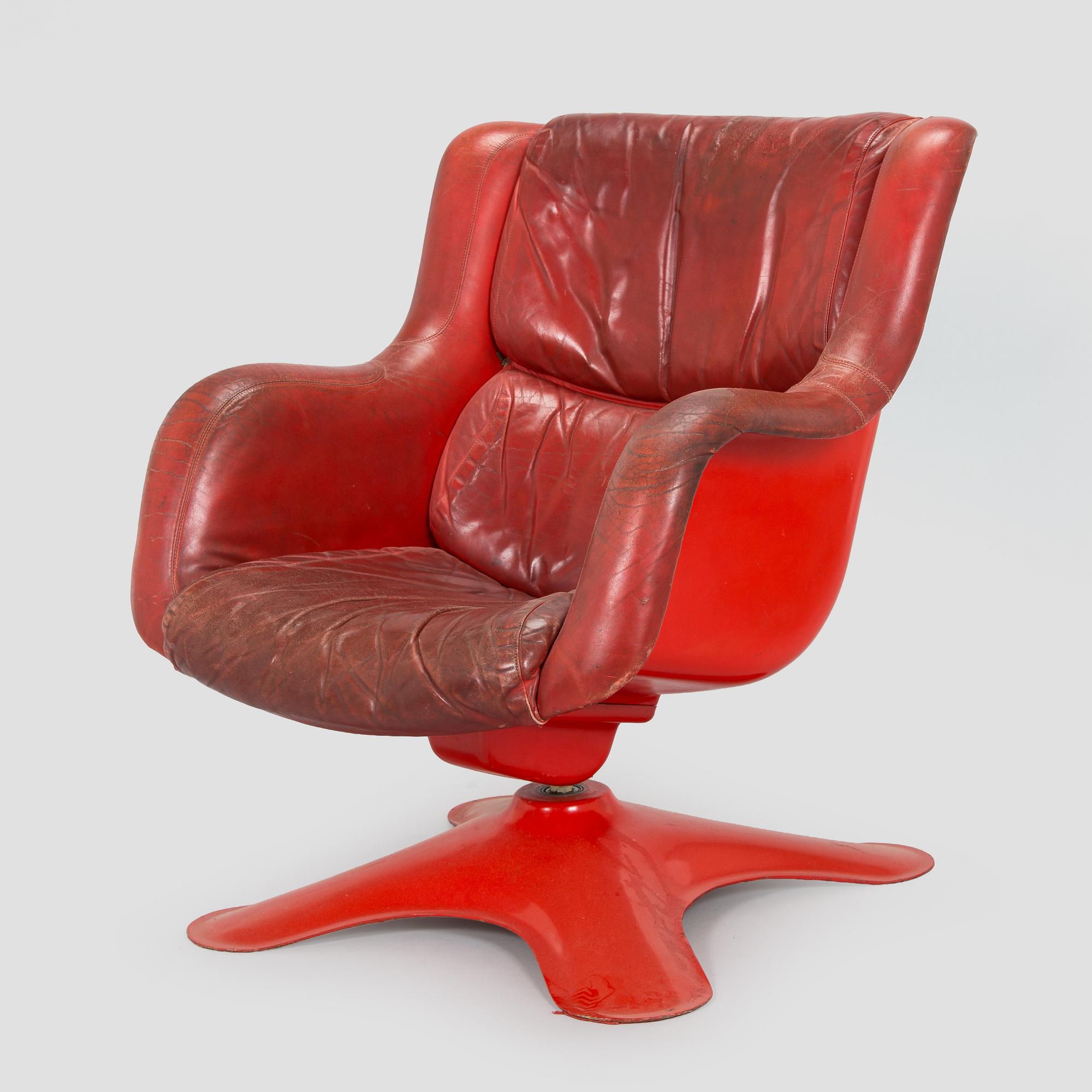 Yrjö Kukkapuro, Nojatuoli, malli 418, Haimi, 1970-luku.