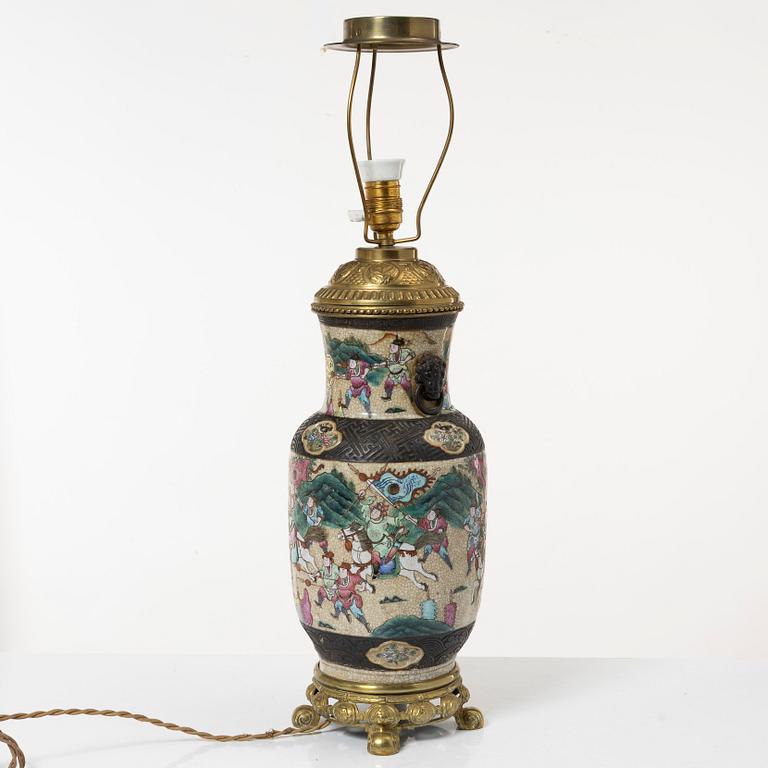 Table lamp, China, first half of the 20th century.