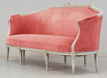 A Gustavian 18th century sofa by E. Öhrmark.