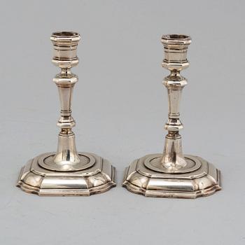 BO GEORG PERSSON, a pair of silver candlesticks, Västerås 1947.