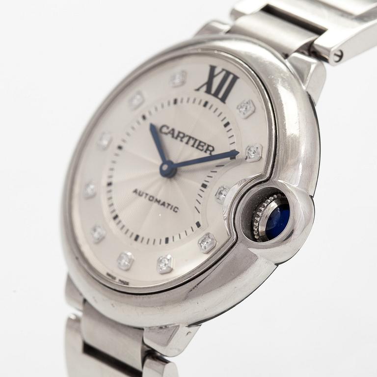 Cartier, Ballon Bleu de Cartier, wristwatch, 36 mm.