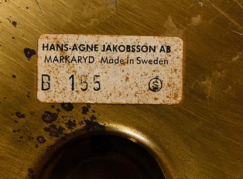 BORDSLAMPA, mässing, Hans-Agne Jakobsson, Markaryd.