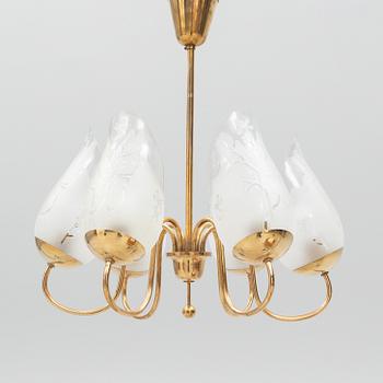A Swedish Modern ceiling lamp, Glössner, Sweden, 1940's/50's.