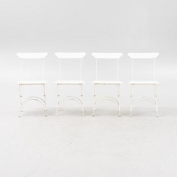 Four 'Classic Nr 2' garden chairs, Byarums Bruk, Vaggeryd, Sweden.
