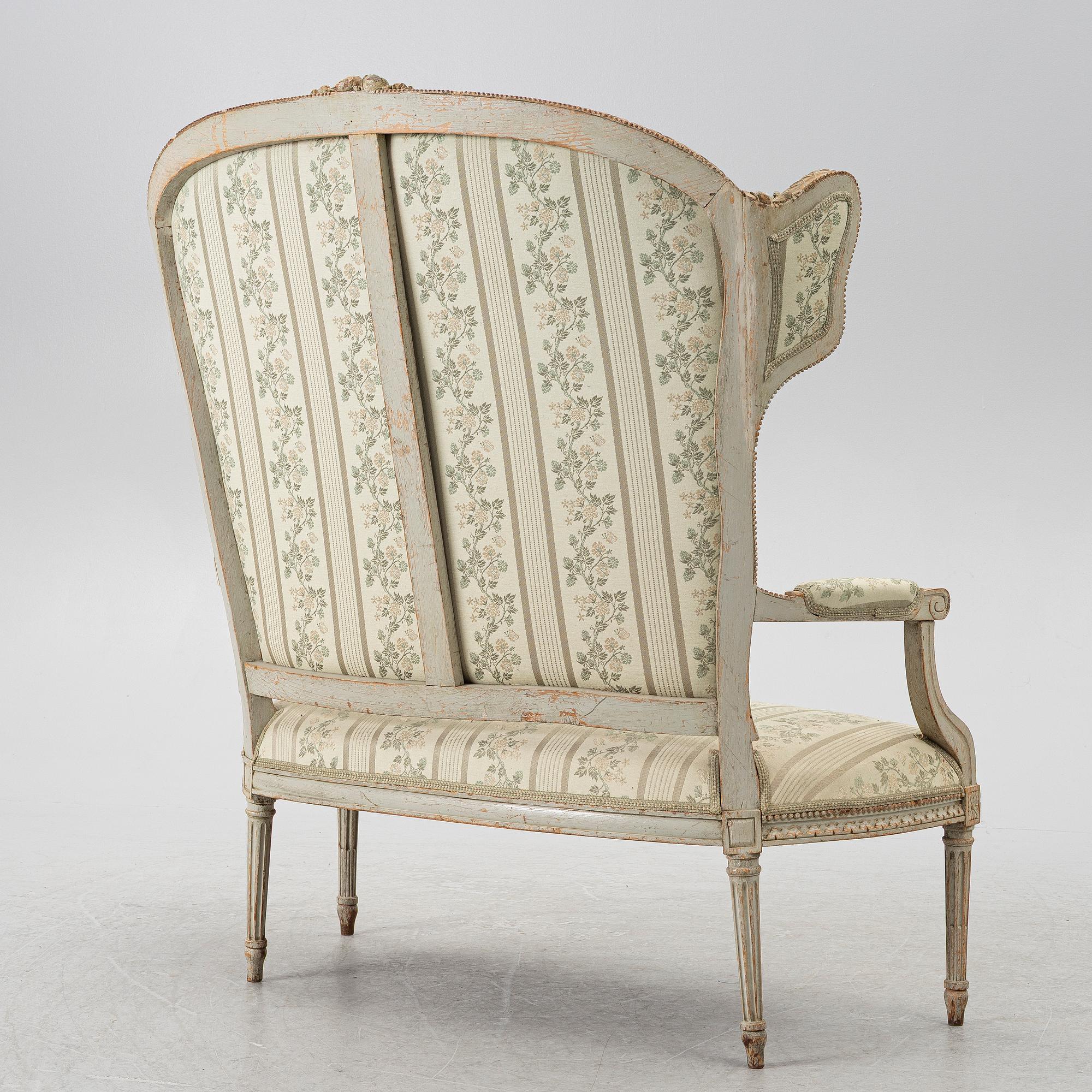 Soffa, Louis XVI-stil, 1800-tal.