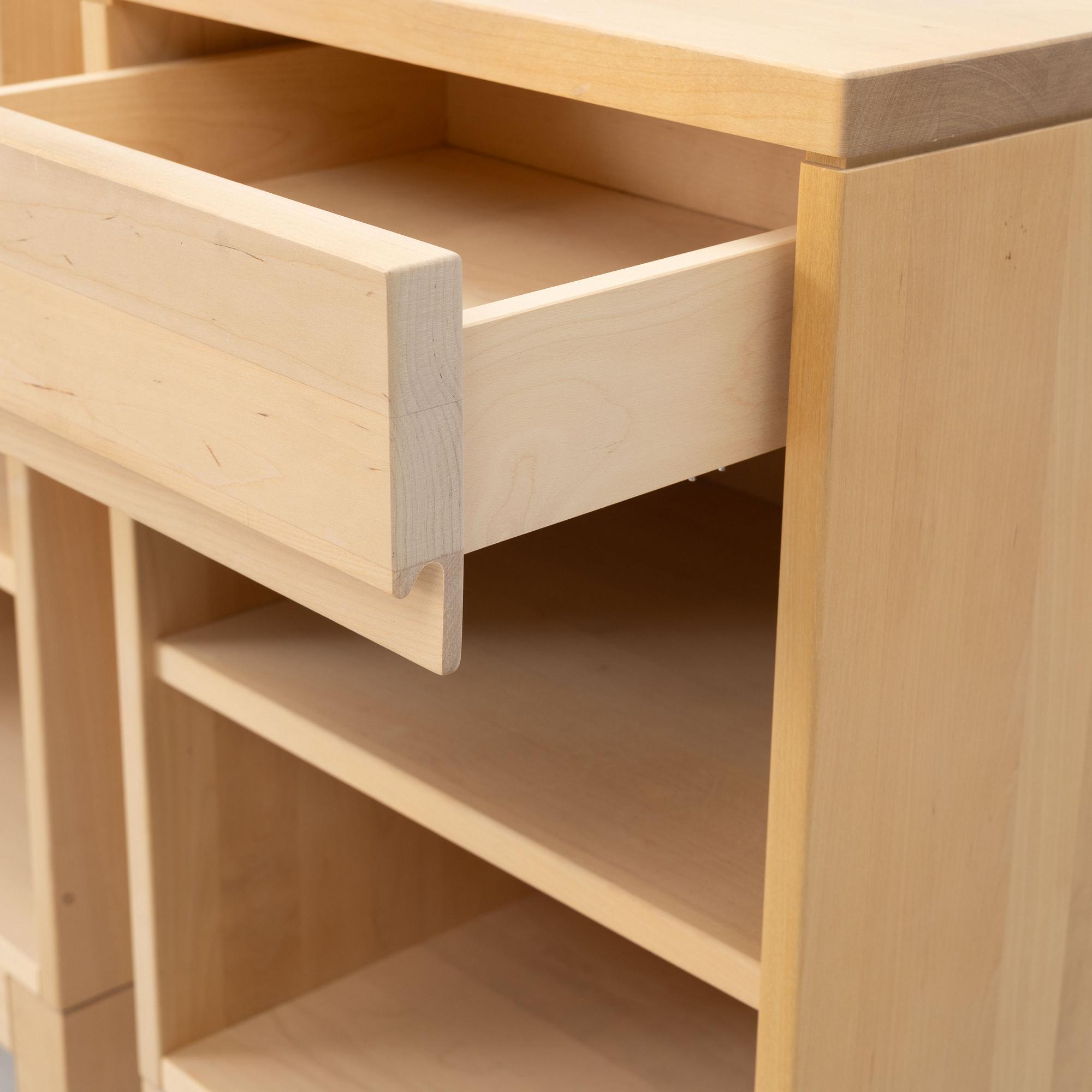 Marit Stigsdotter, bedside tables, a pair, “Serena”, Stolab, 2000s.