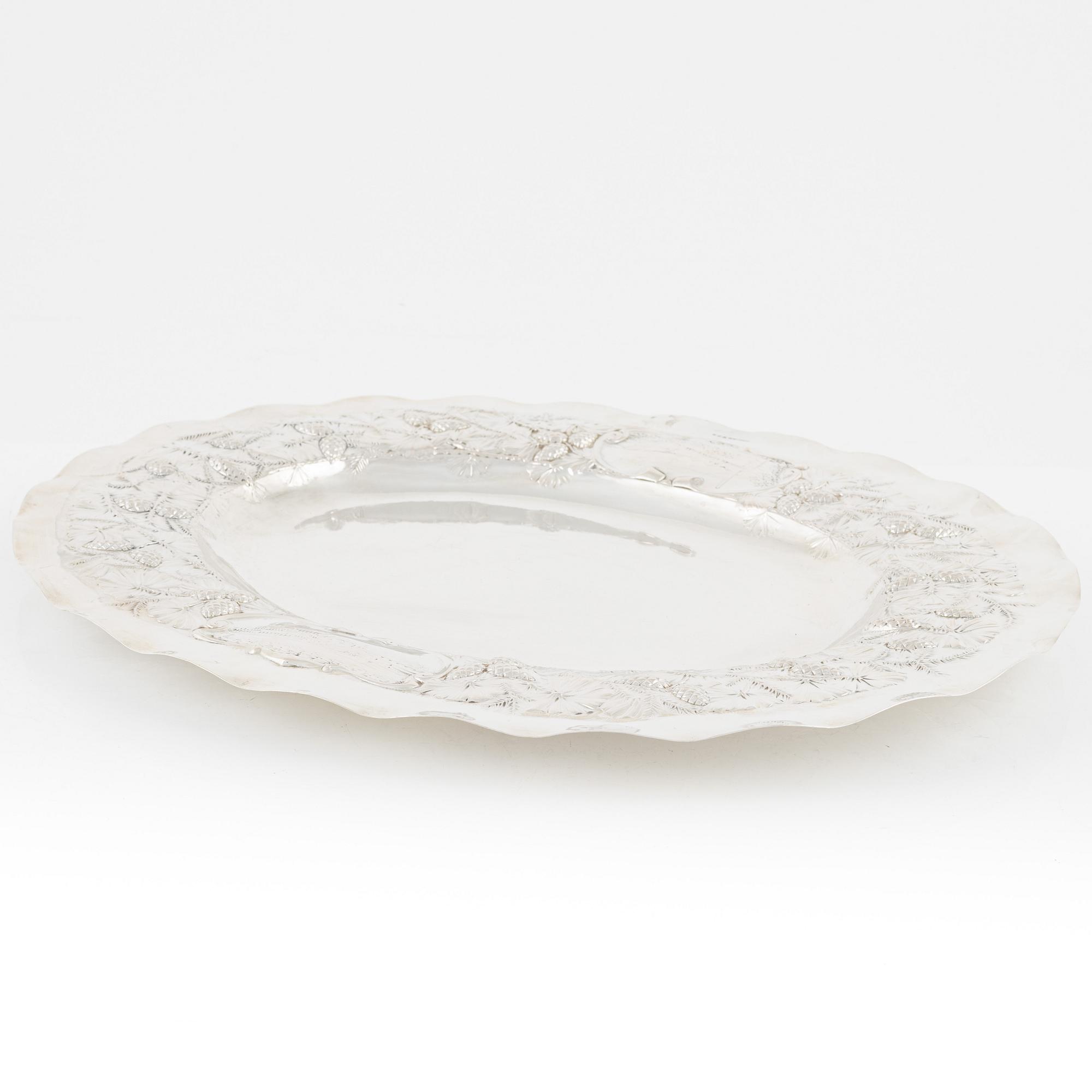 Presenterfat, CG Hallberg, Stockholm, 1909.