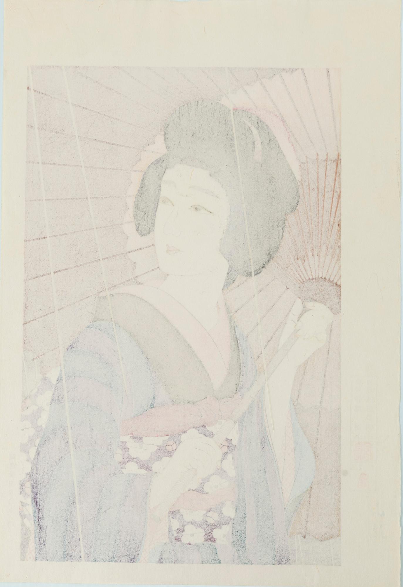 Torii Kotondo, “Ame” (Rain), latter half of the 20th century.