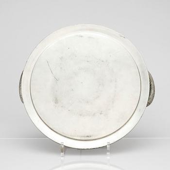 Björn Trägårdh, a pewter tray, Svenskt Tenn, Stockholm 1932.