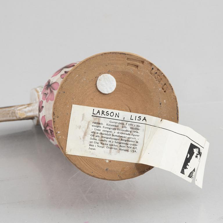 Lisa Larson, skulptur, stengods, "Samhällsdebatten", Gustavsberg 1969-71.