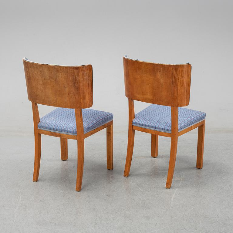 Stolar, 6 st, funkis, 1930/40-tal.