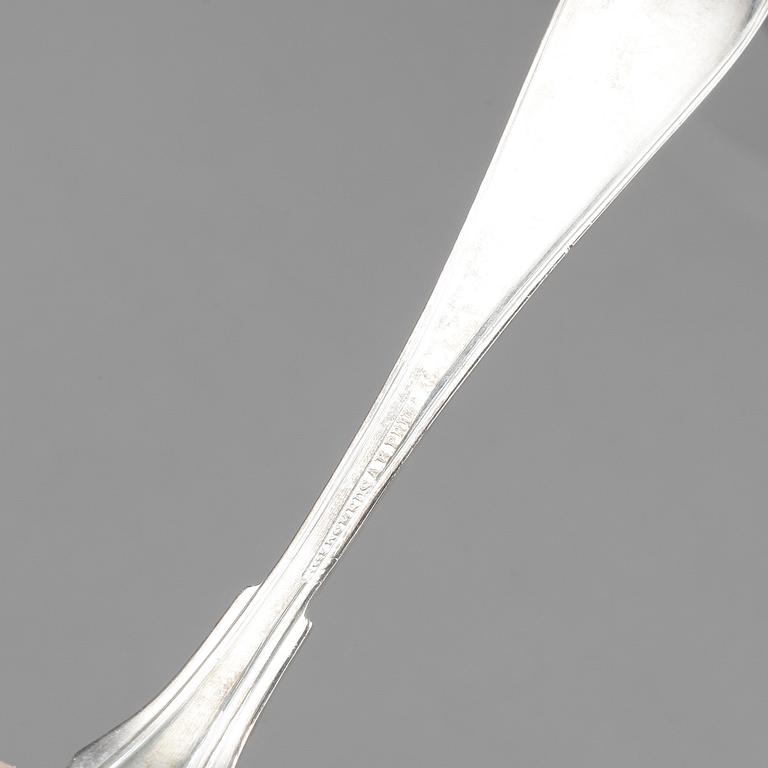 FISKBESTICK, nysilver, 28 st, 1900-talets första hälft.