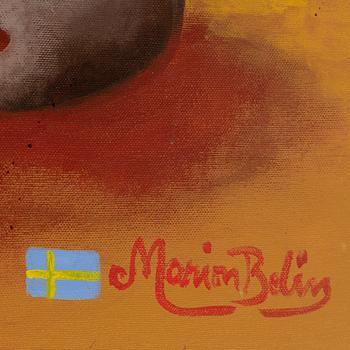 MARION BELIN, olja på duk, signerad.