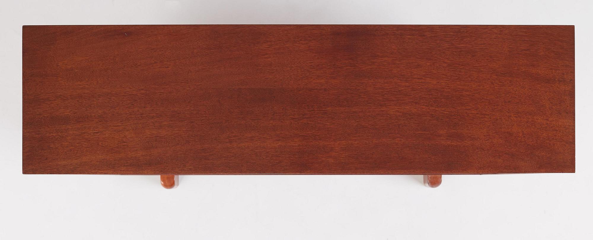 Josef Frank, a mahogany bookcase, Firma Svenskt Tenn, mid-20th century.