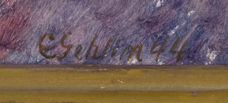 Ester Gehlin, Man med keps.